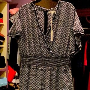 Max Studio One Piece Pants Suit NWT $128 Sz L.